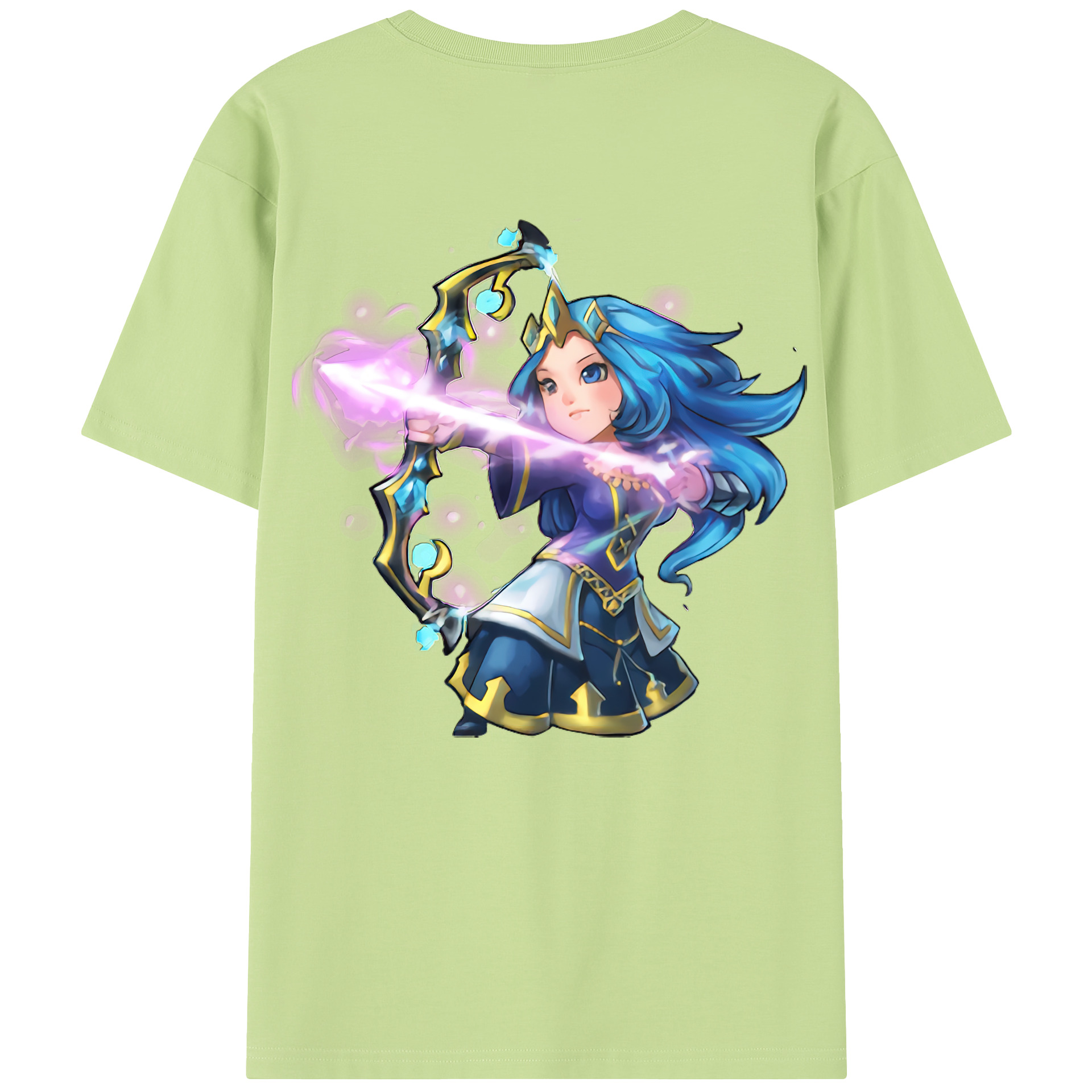 リーグ・オブ・レジェンド League of Legends LOL 綿100％半袖Tシャツ（背面プリント）